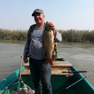 Трофейная рыбалка на сазана, осень. Бочков Максим, сазан 3кг