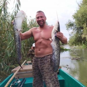 Трофейная рыбалка на сома. Сазонов Дмитрий, сом 4,2кг