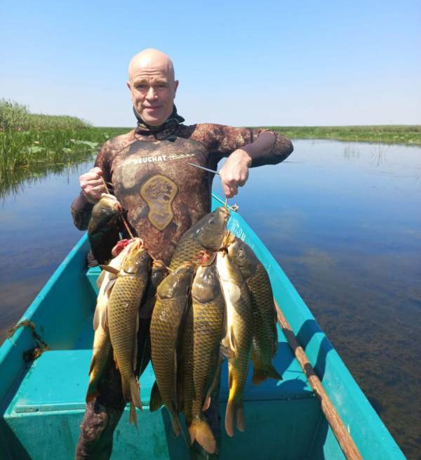 Подводная охота Астрахань дельта Волги
