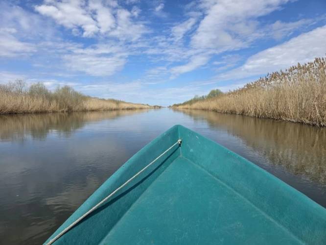 дельта Волги апрель